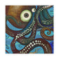 Octopus in The Sea - Canvas