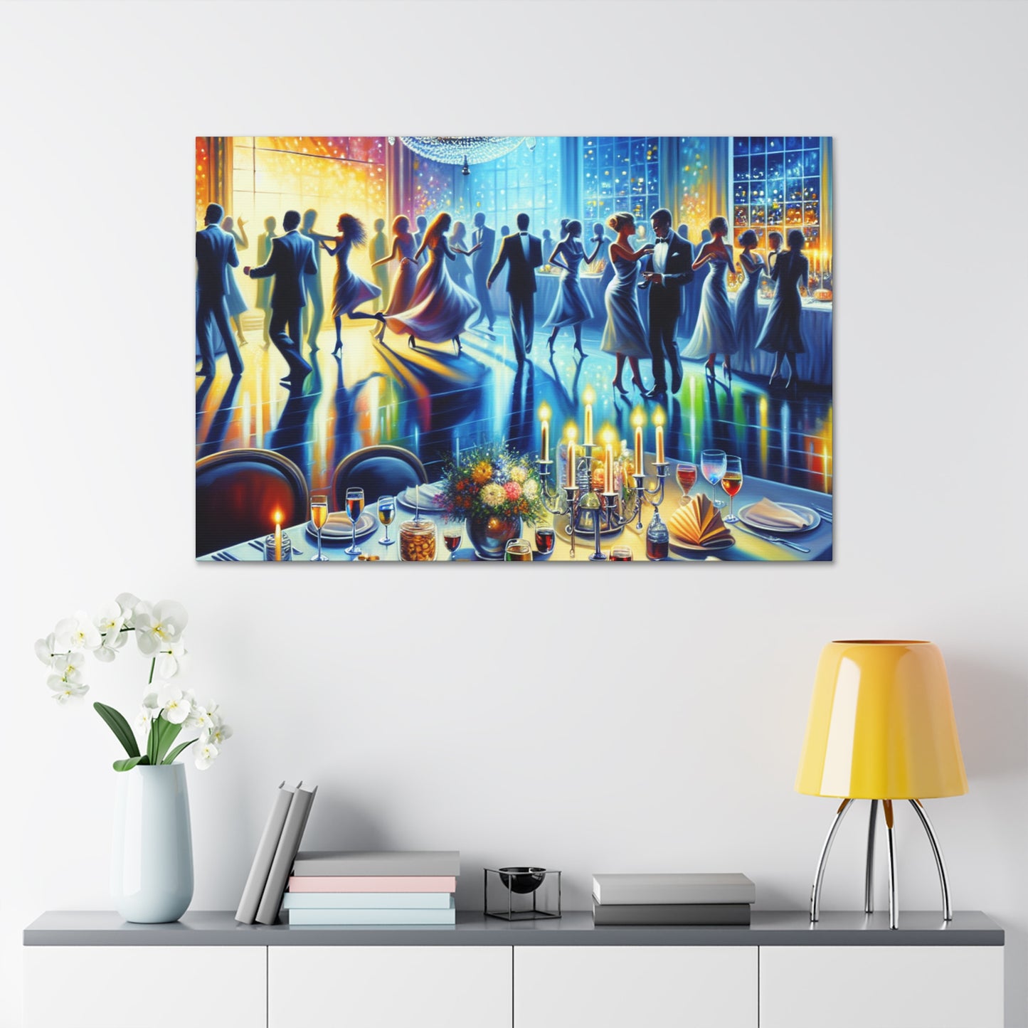 "Vibrant Revelry Unleashed" - Canvas