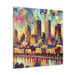 Vibrant Urban Depths - Canvas