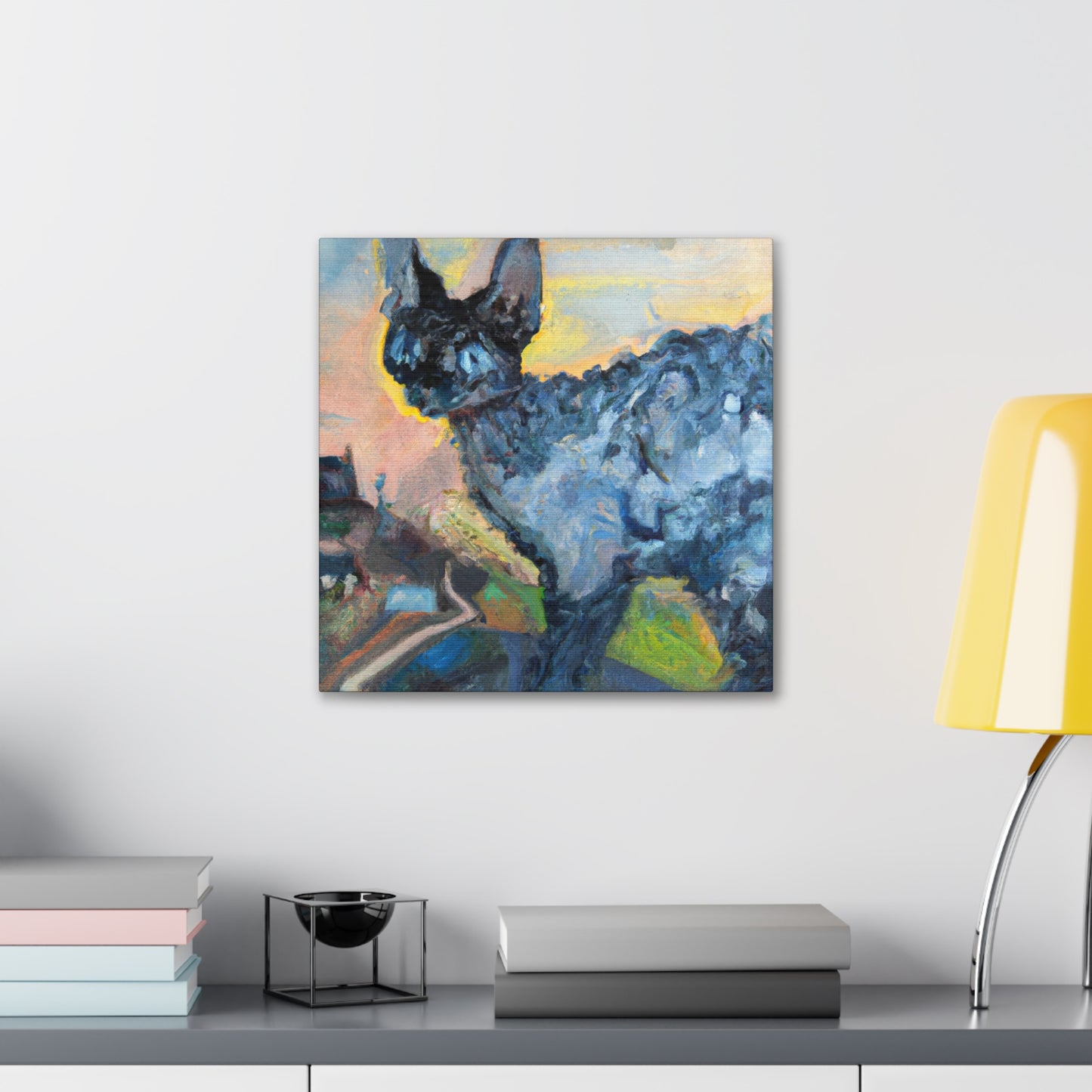 "Purrfect Feline Frivolity" - Canvas