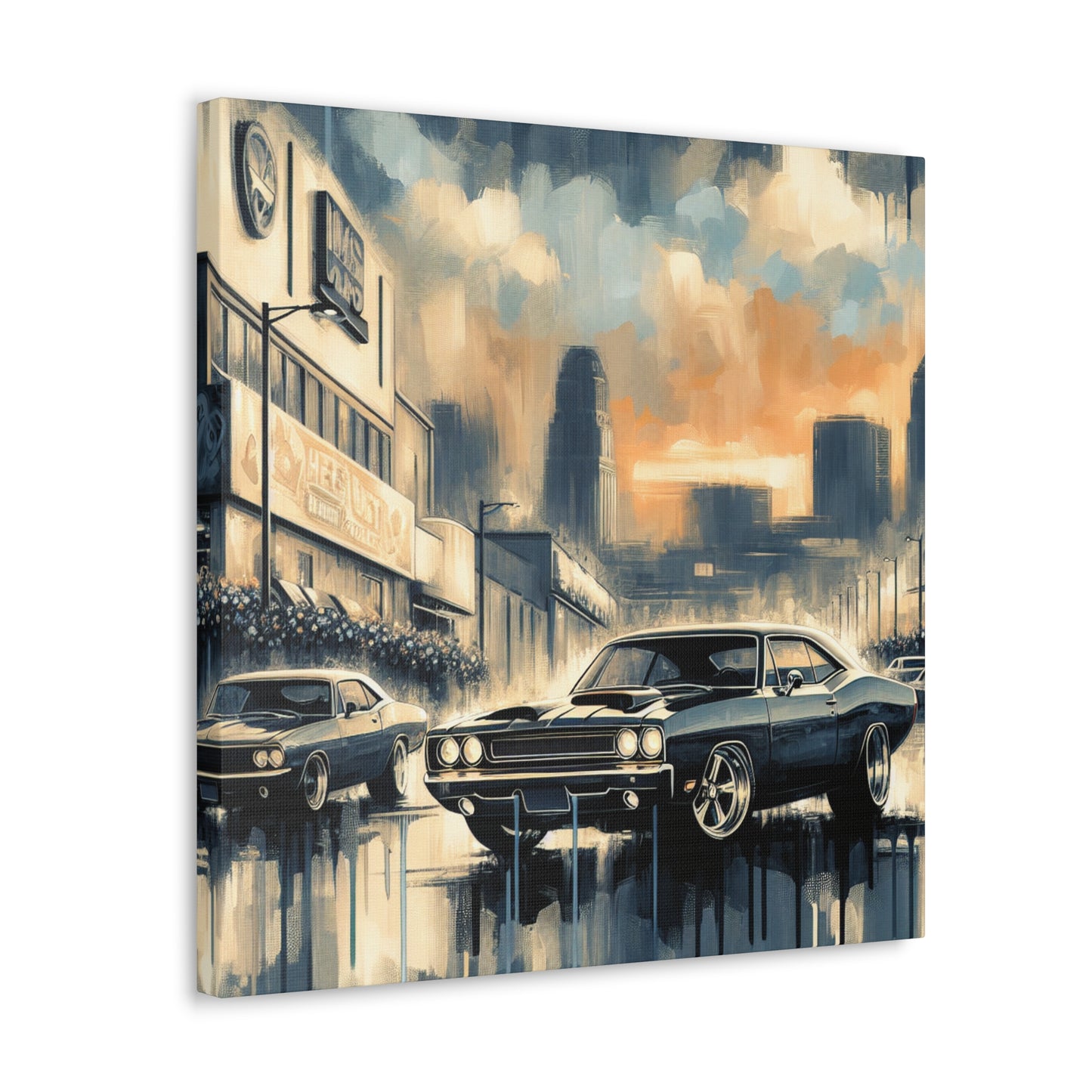 Revving Steel Legends - Canvas