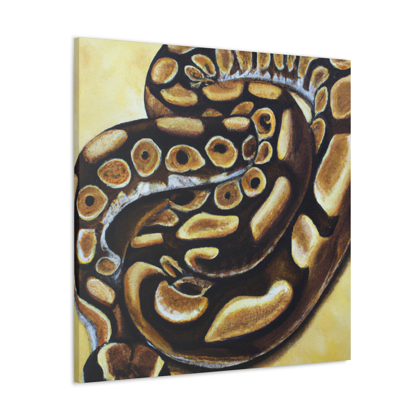 "Snakeskin Slither Slice" - Canvas