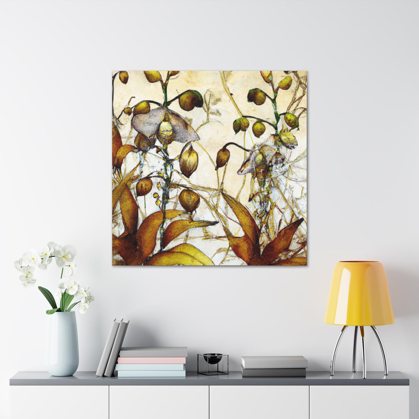 "Orchid's Majestic Wonders" - Canvas