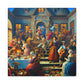 "Revelry at Renaissance Villa" - Canvas