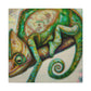 Veiled Chameleon Mystery - Canvas