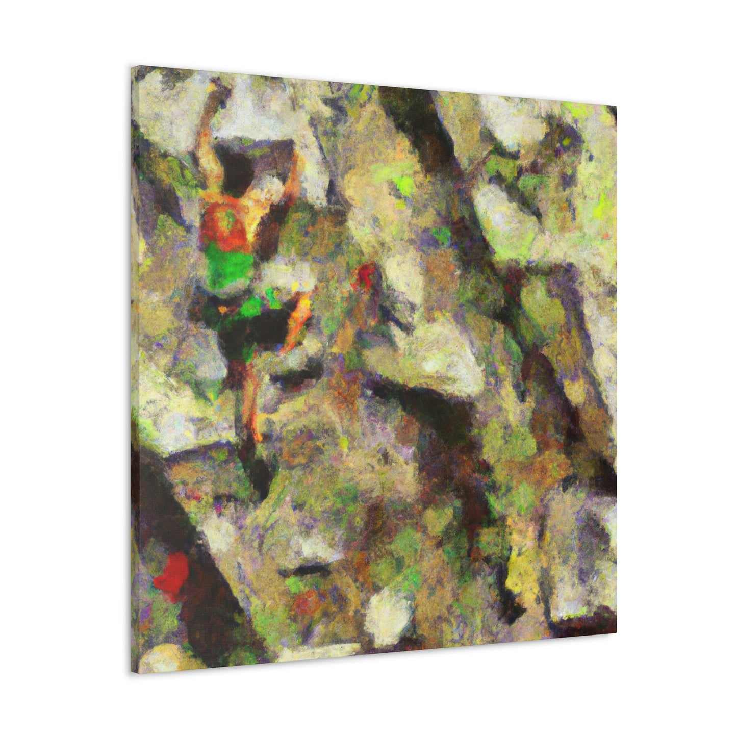 Climbing with Impressionism - Canvas