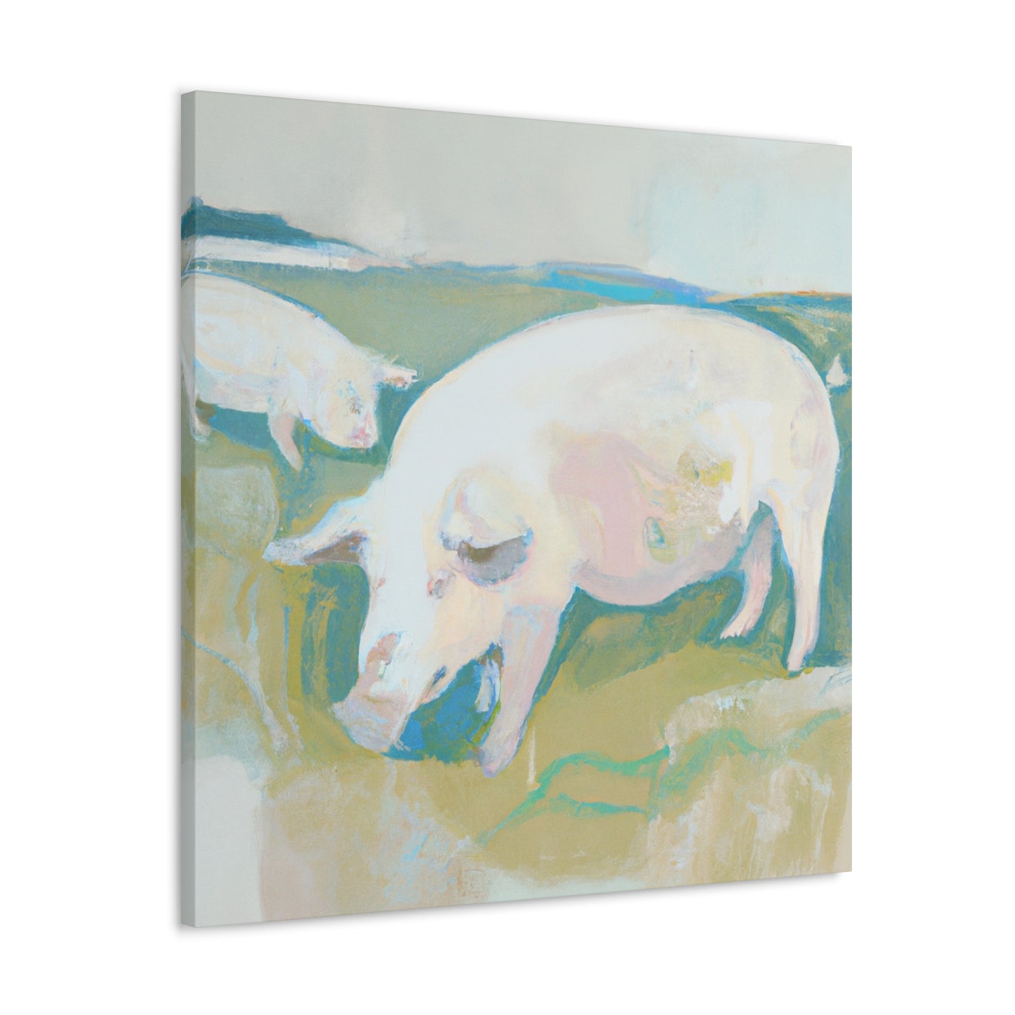 "Pig in Expressionism" - Canvas