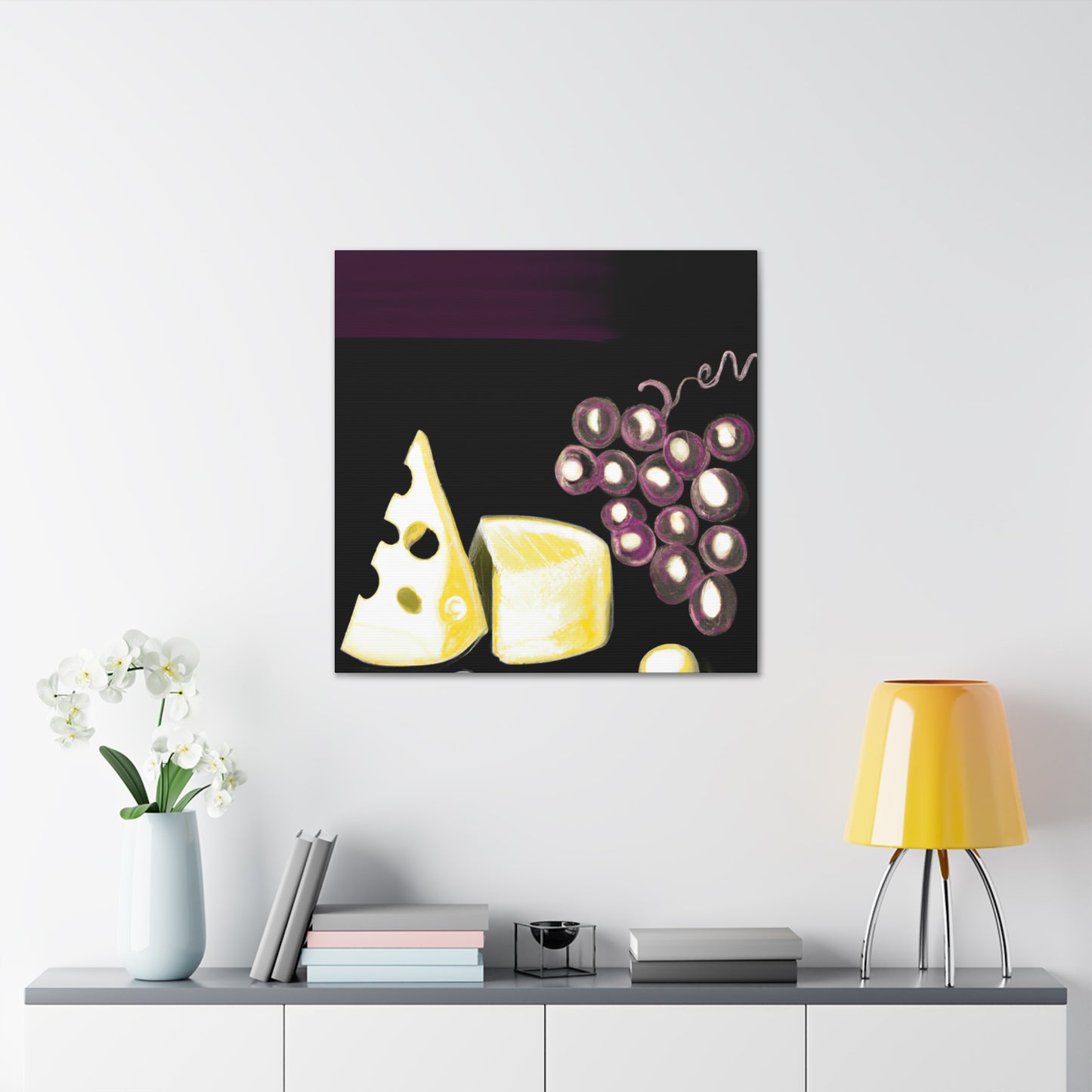 Cheese and Grapes Abide - Canvas