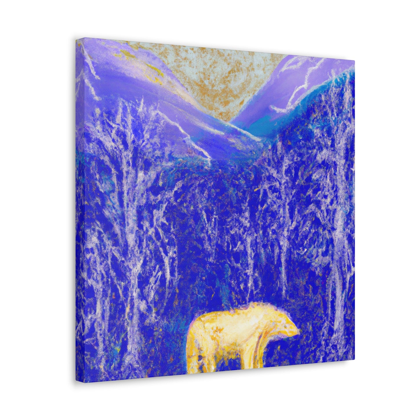 Bear in Impressionism - Canvas