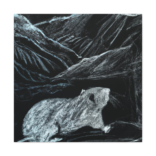 Marmot in Meditation - Canvas