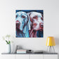 "Weimaraner in Hyperrealism" - Canvas