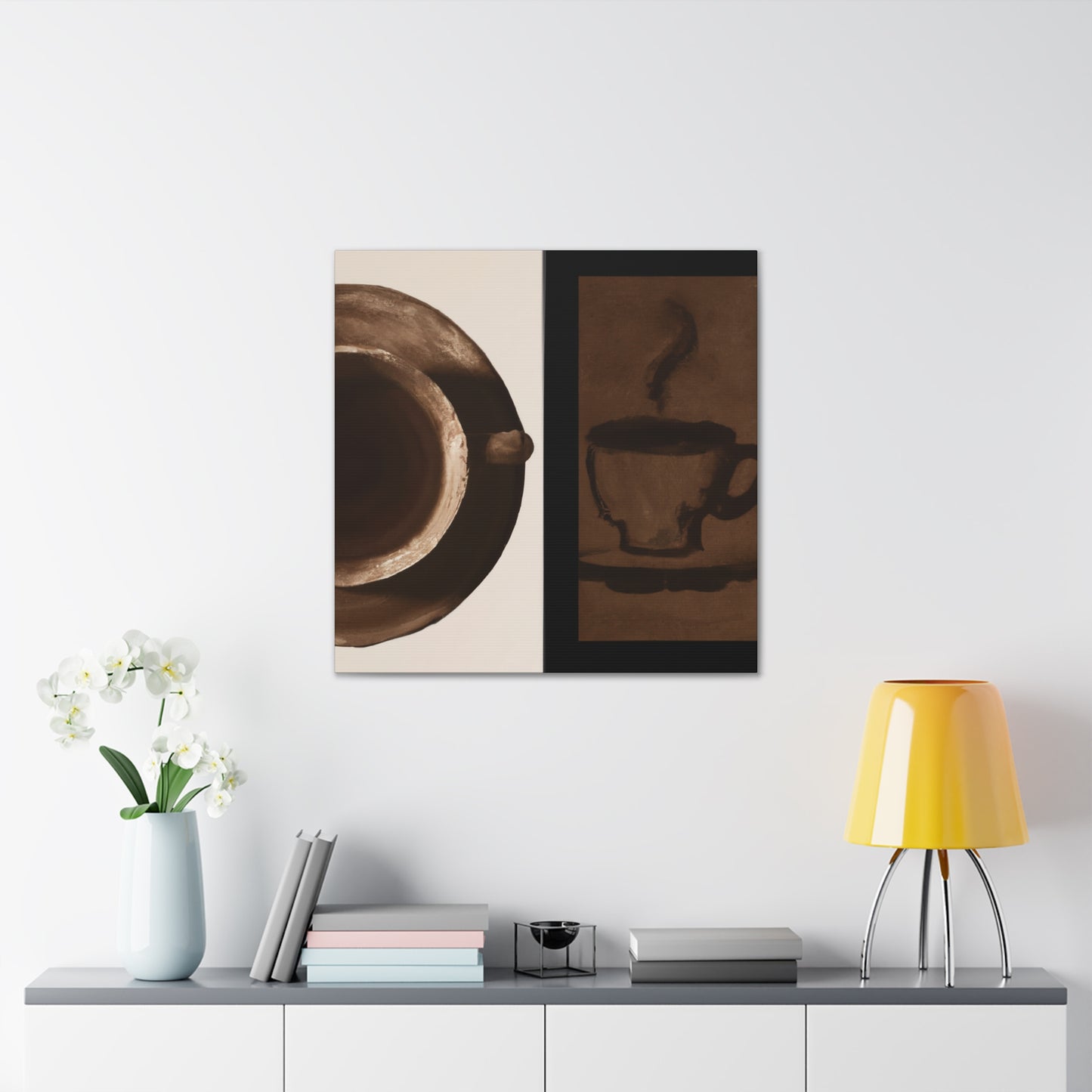 Cup of Coffee Delight - Canvas