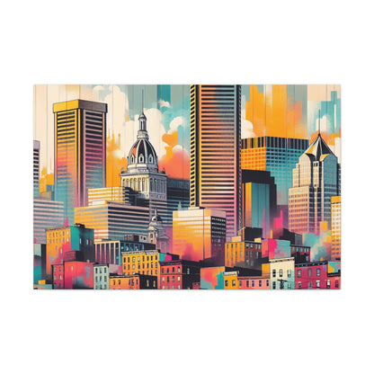 Brick City Awakening - Canvas