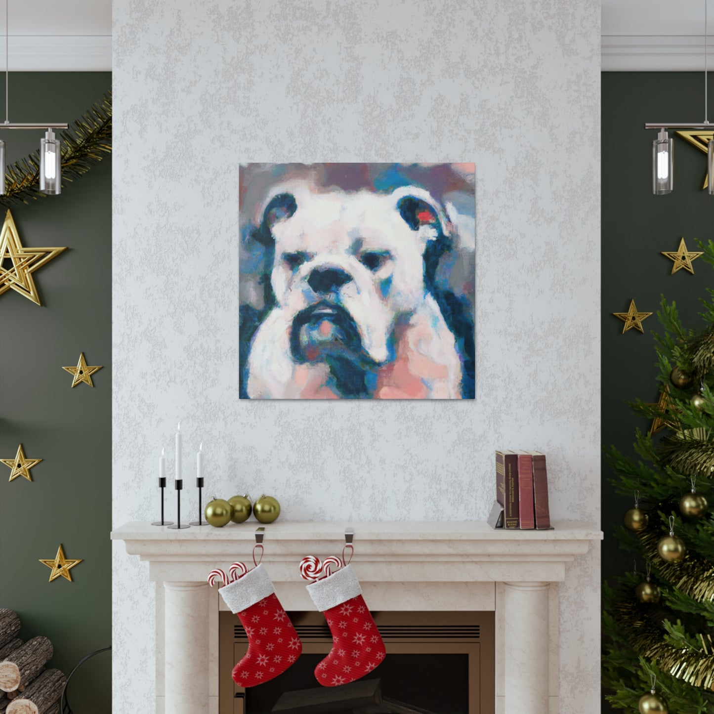 American Bulldog Impression - Canvas