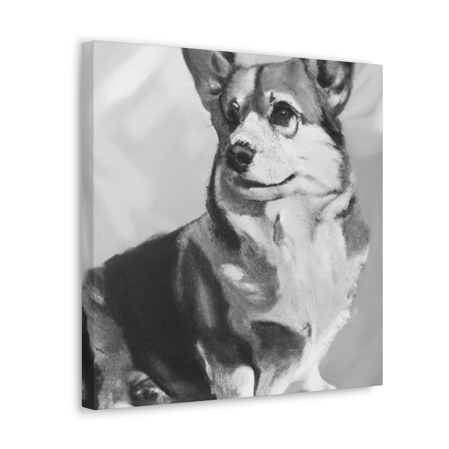 "Corgi Love Eternalized" - Canvas