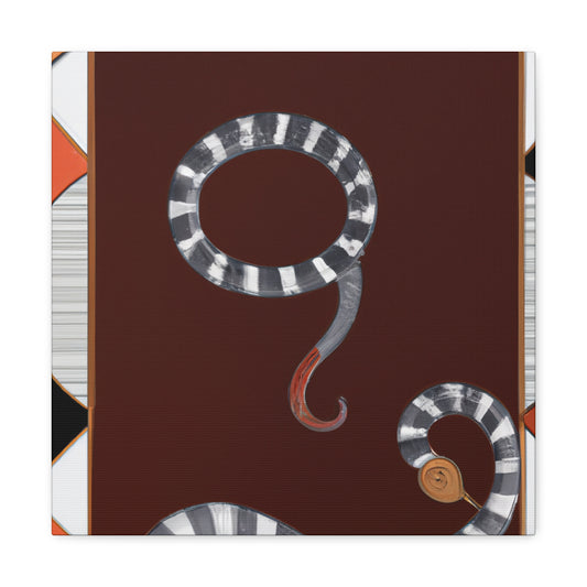 "Corn Snake Deco Dazzle" - Canvas