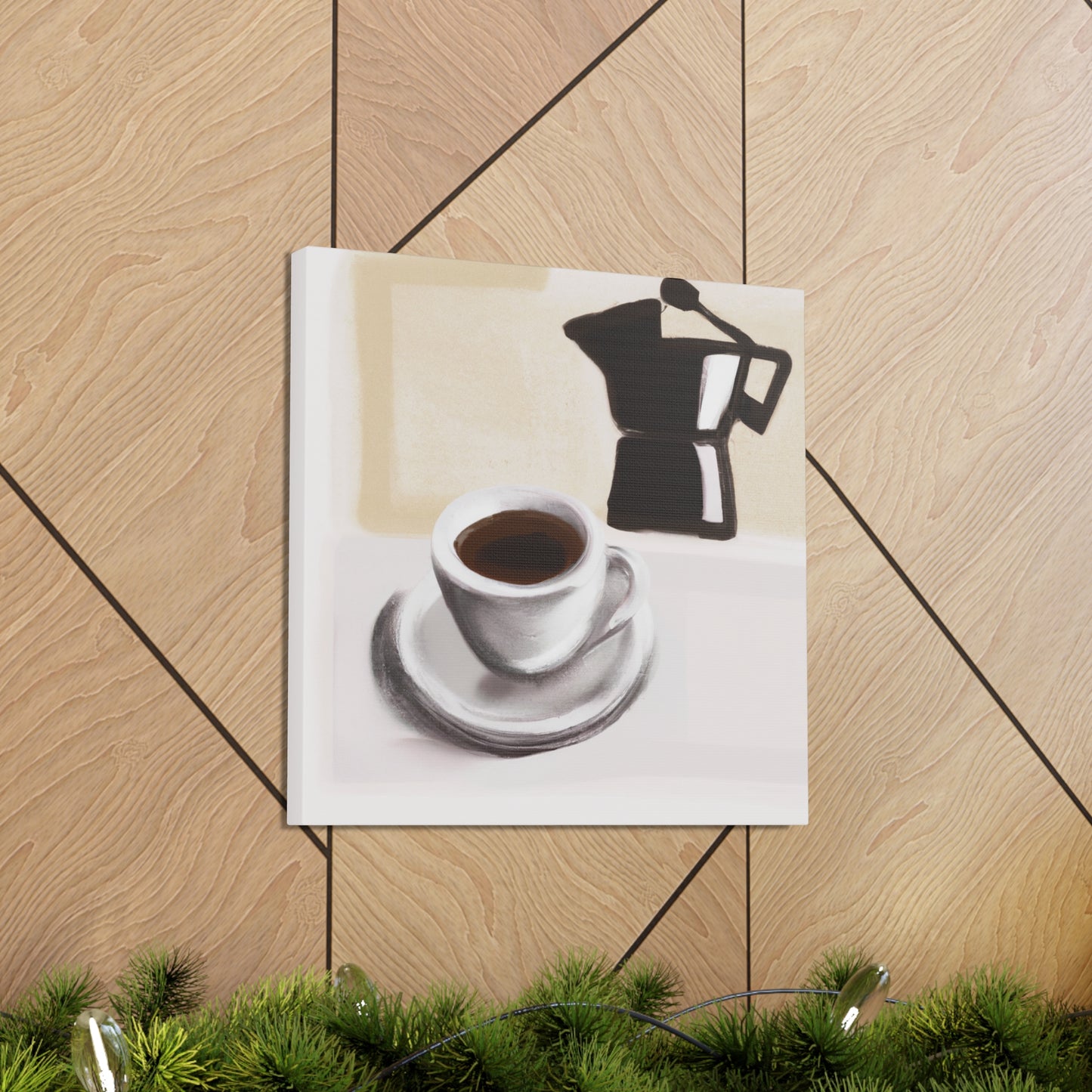 "Coffee Morning Revelations" - Canvas