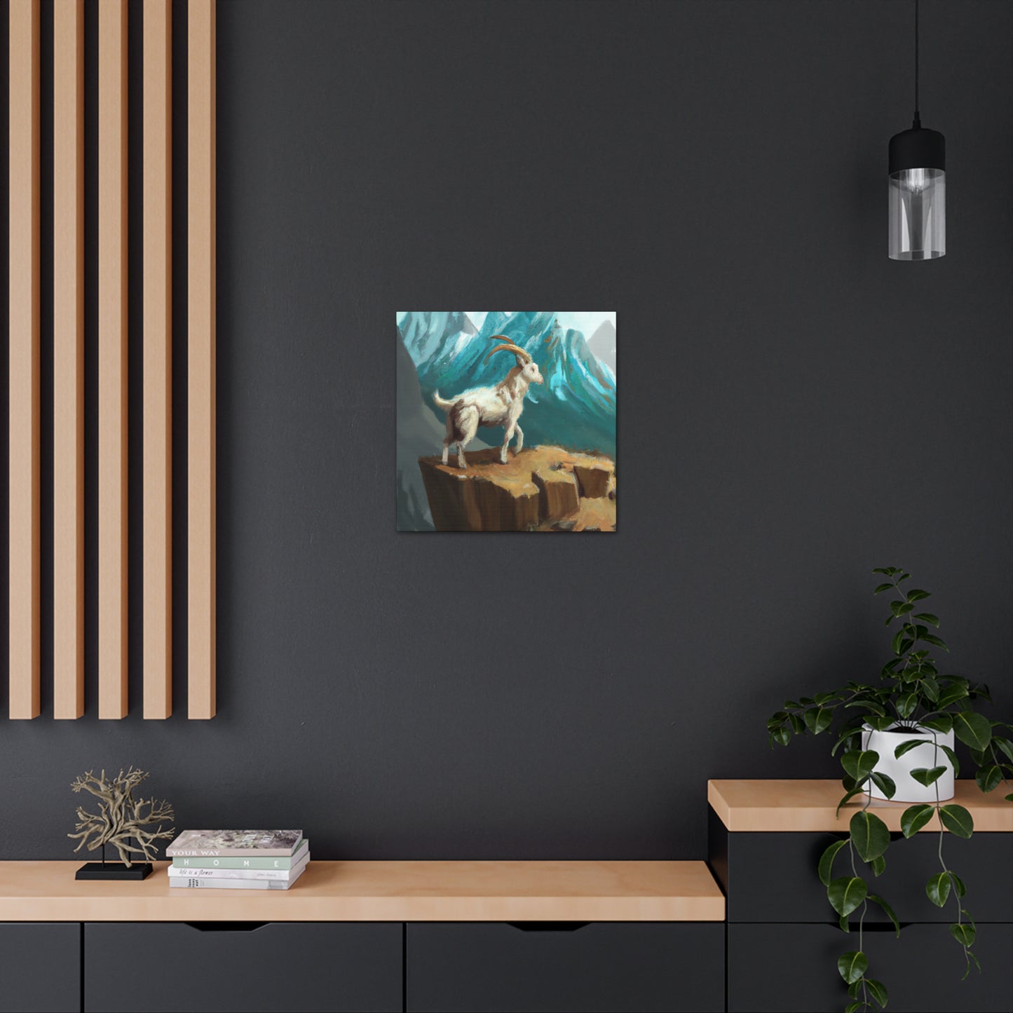 Mountain Goat Dreamscape - Canvas