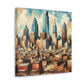 "City of Steel Horizons" - Canvas