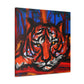 Tiger in the Wilderness - Canvas