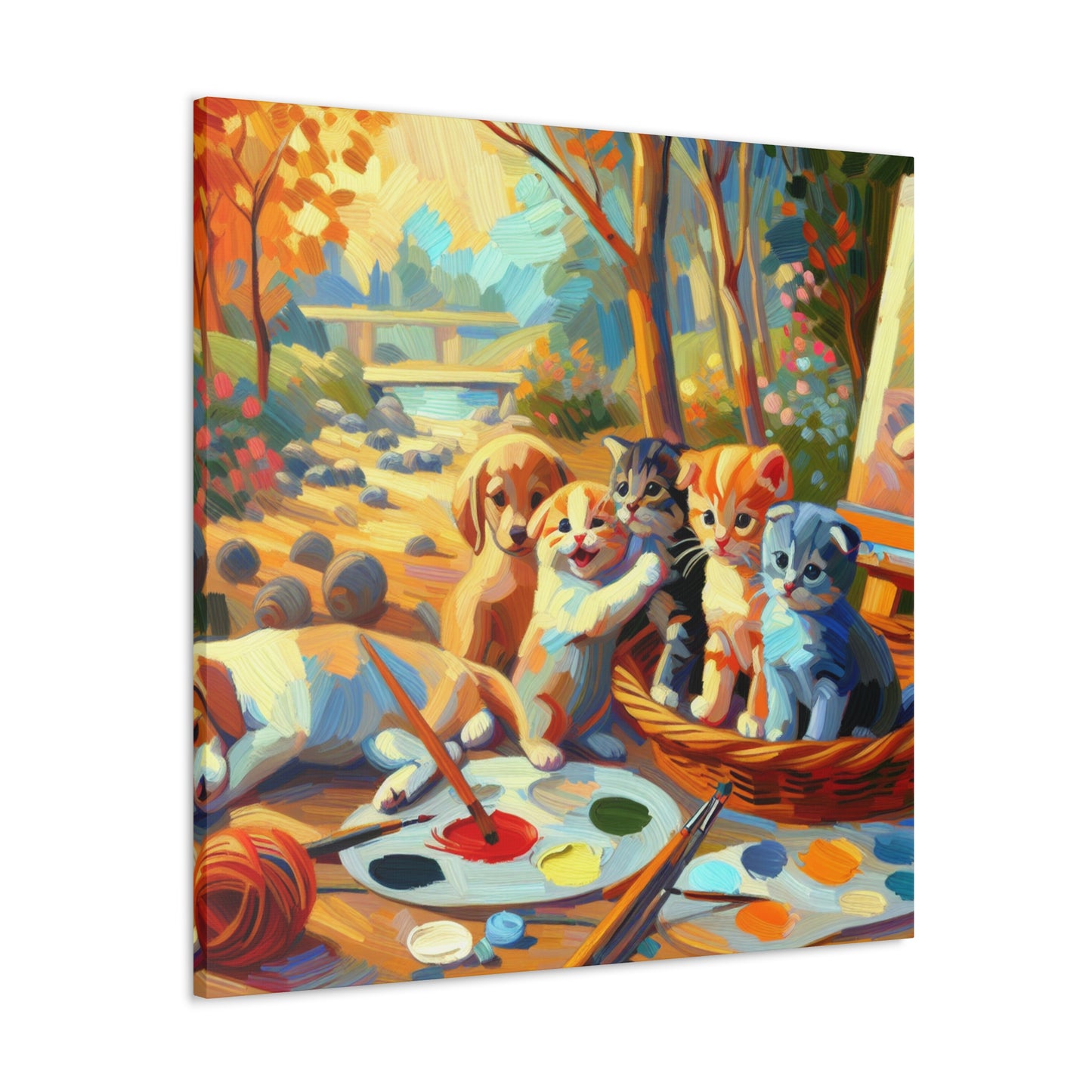 Whimsical Pet Melody - Canvas