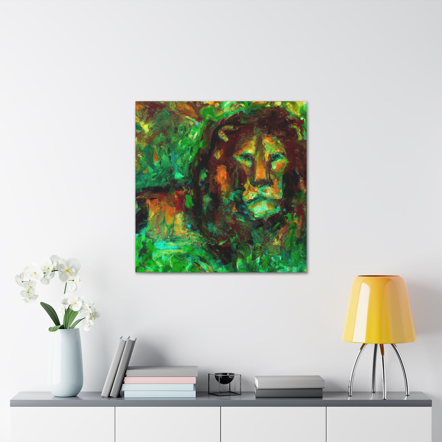 Majestic Lion Impression - Canvas