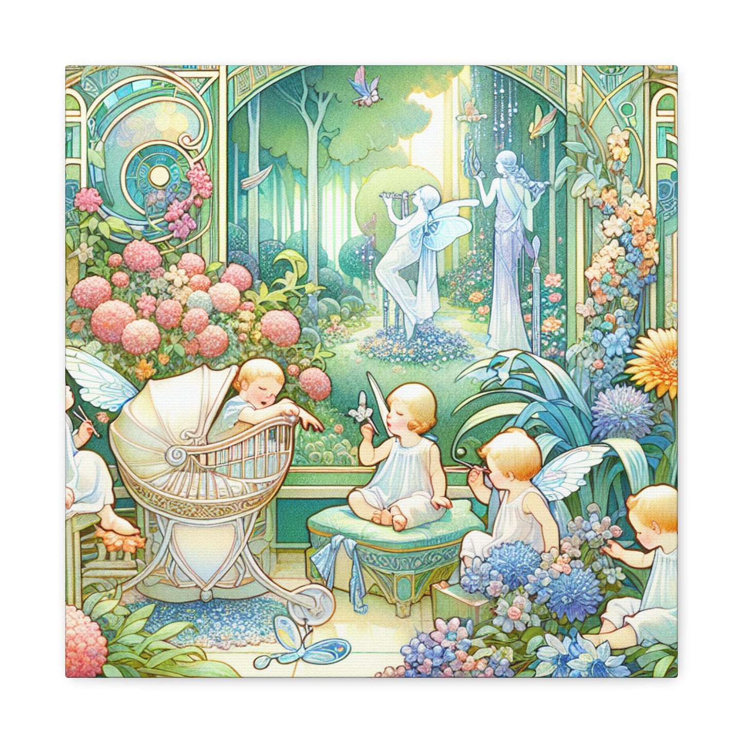 Enchanted Flora Dreams - Canvas