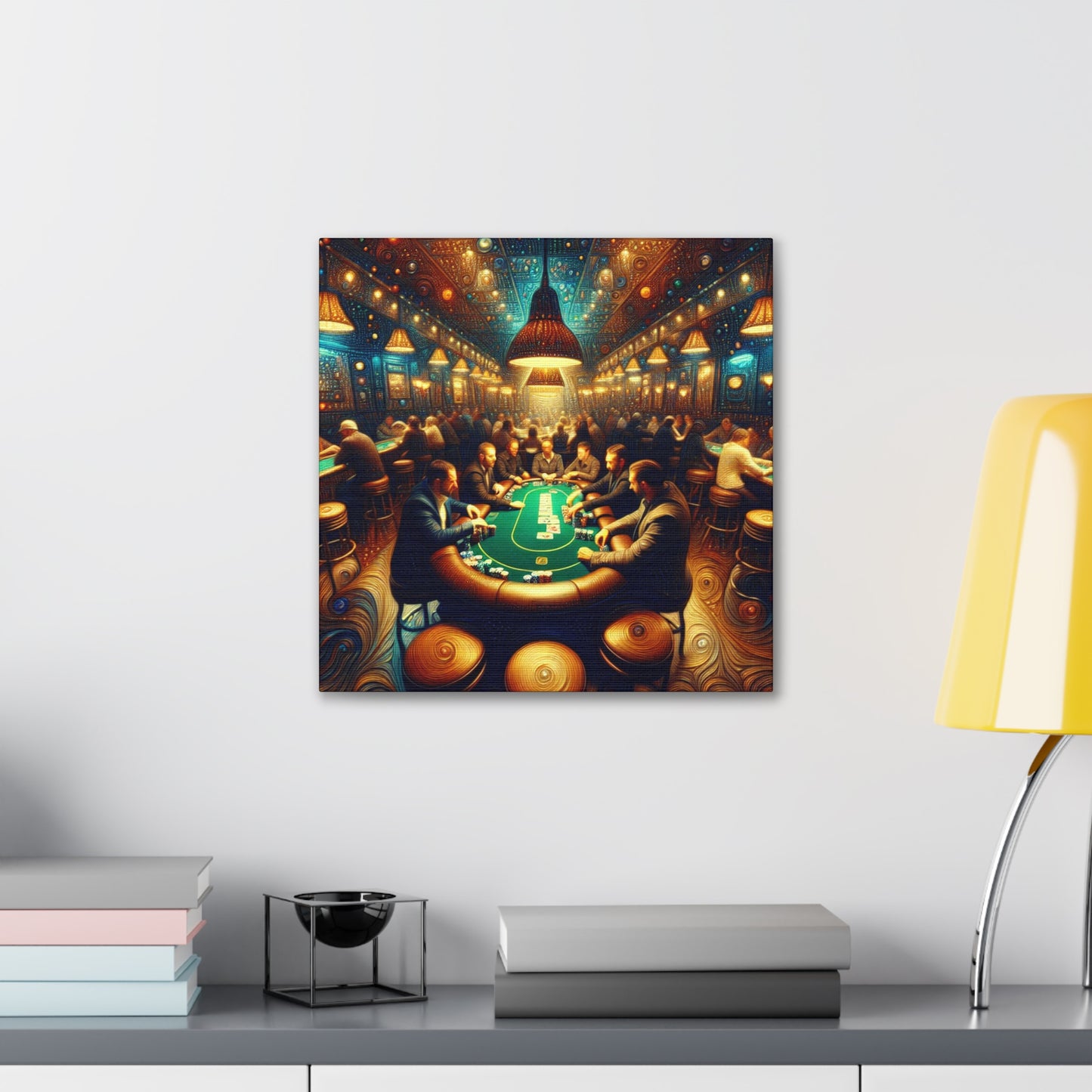 "Poker Passion Unveiled" - Canvas