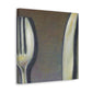 Silverware Reflections Splendor. - Canvas