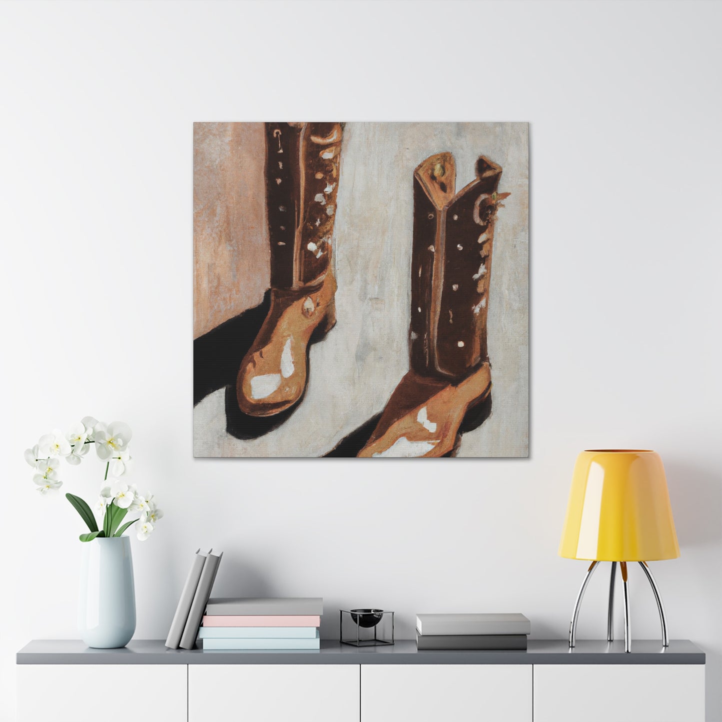 Boots in Minimalism - Canvas