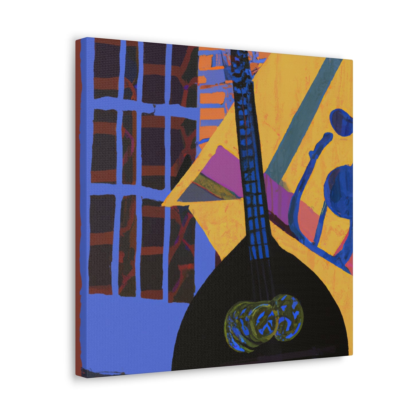 Mandolin in Melody City - Canvas