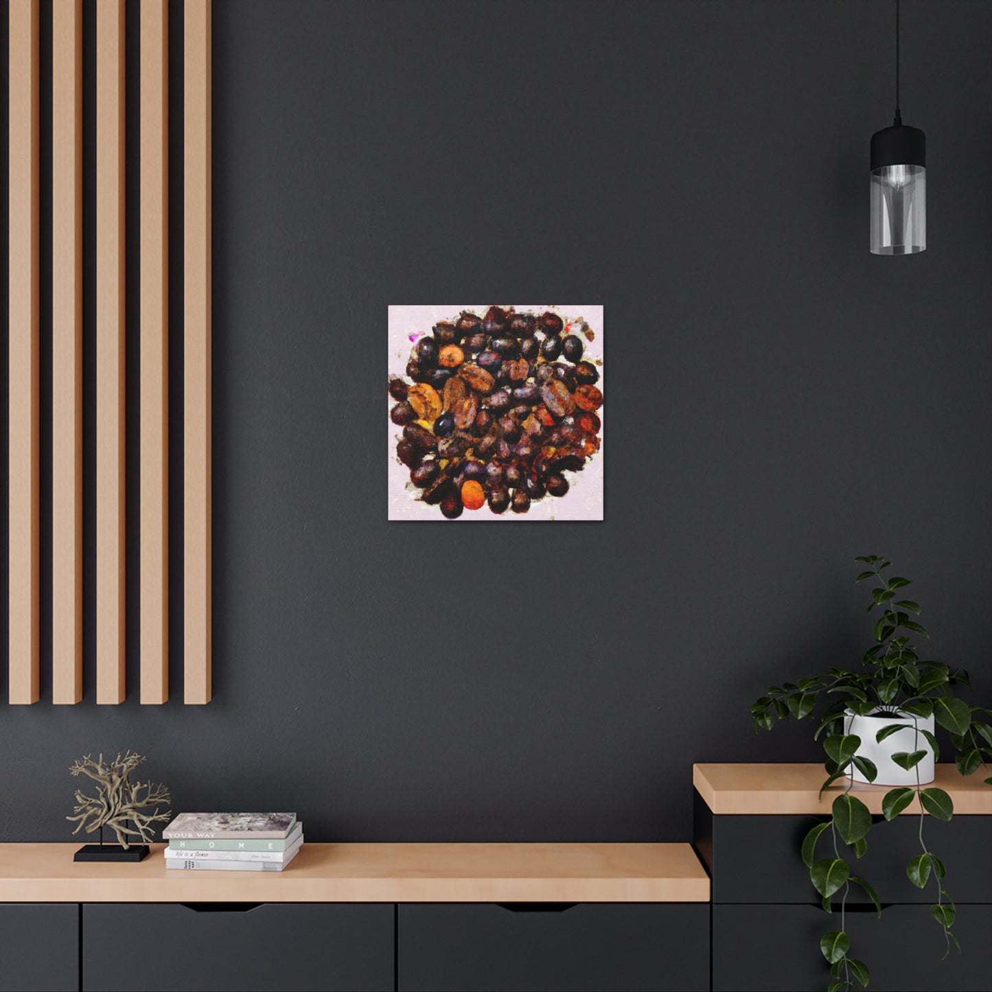 "Coffee Beans Delightful" - Canvas