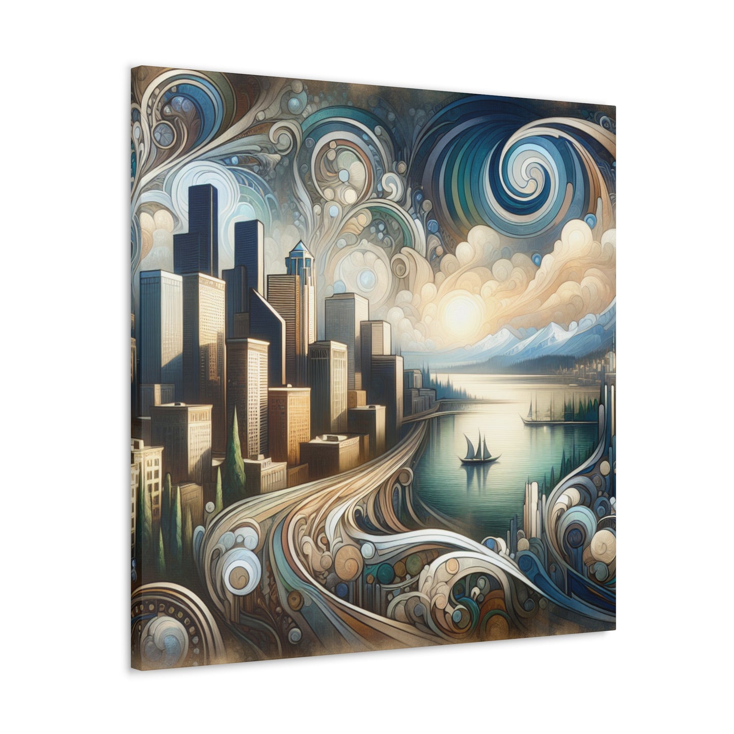 Emerald City Elegance - Canvas