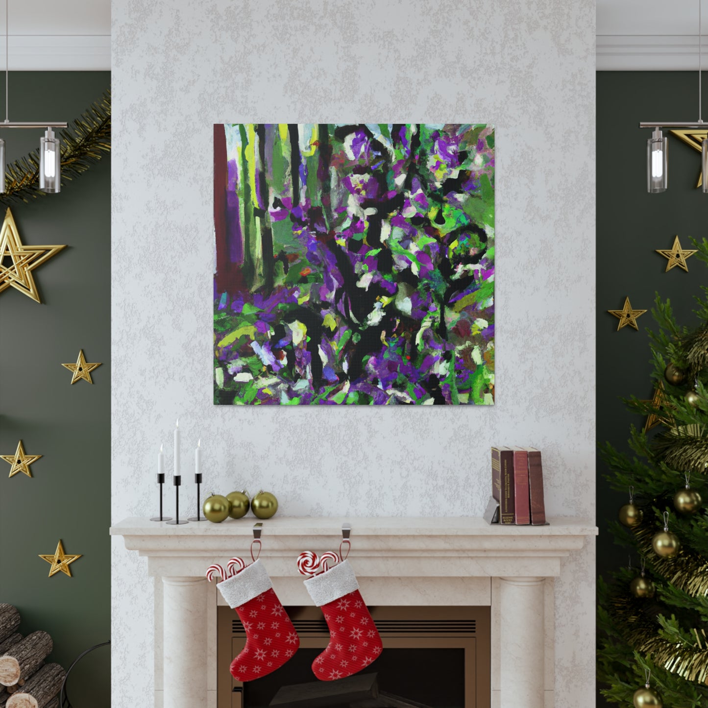 Lilac in Expressionism - Canvas