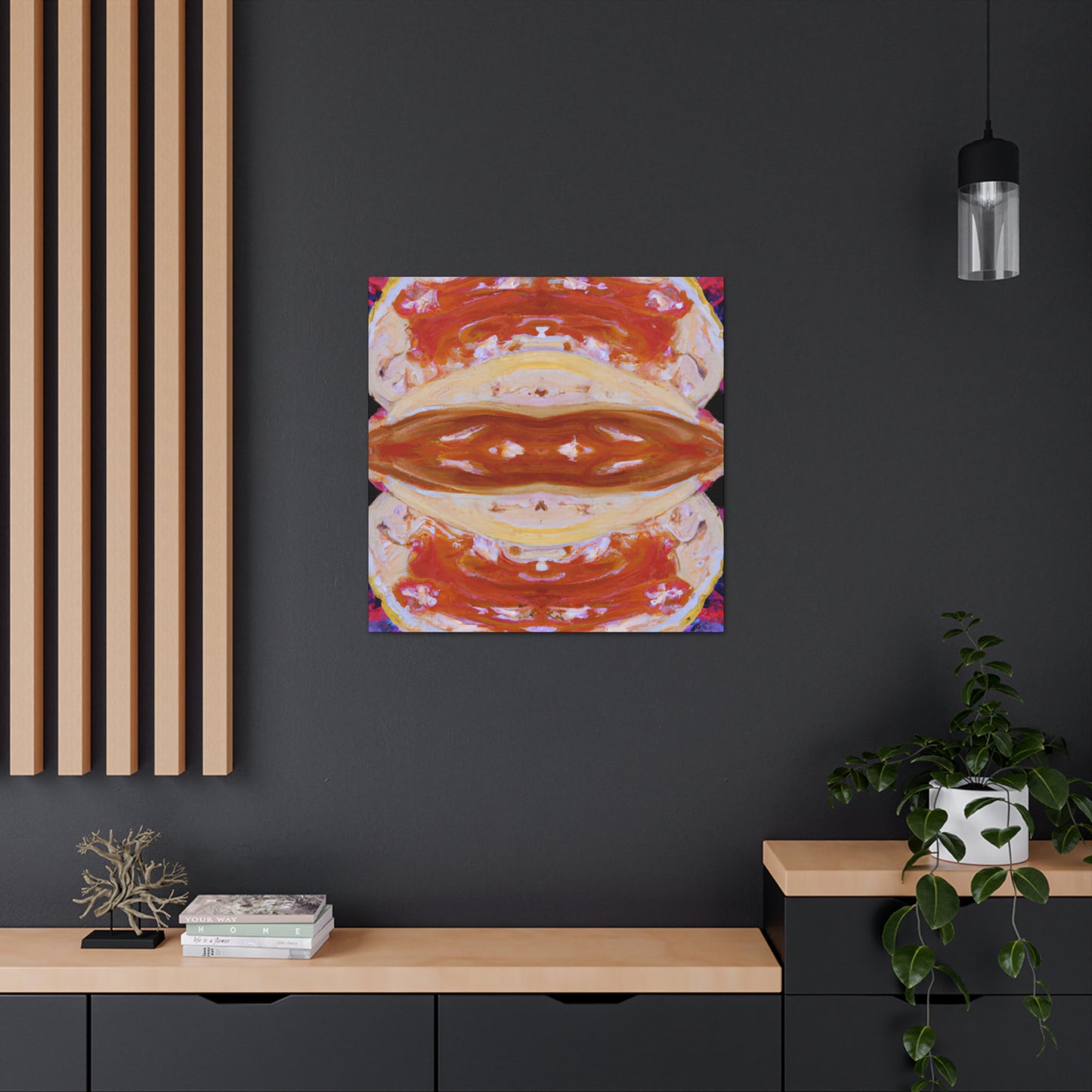 'Pancakes Pop Passionately' - Canvas