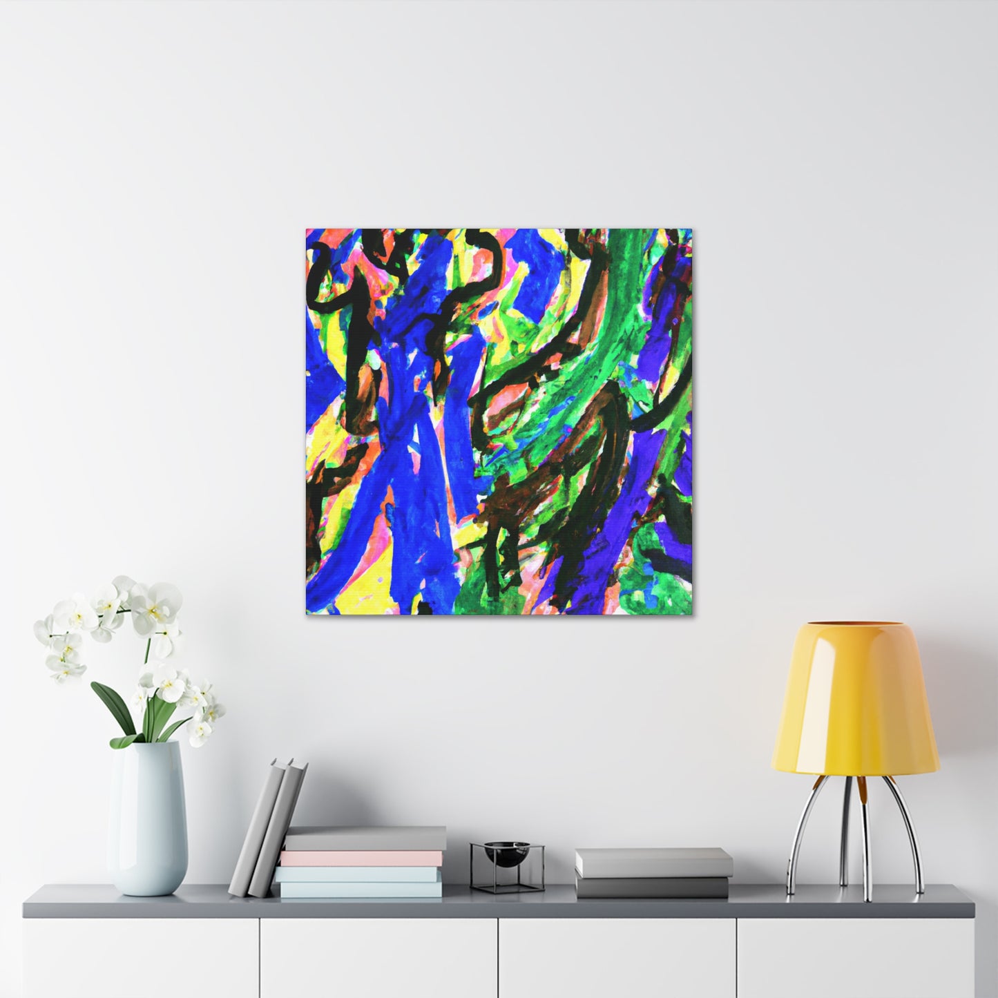 Joyous Swirling Ferment - Canvas