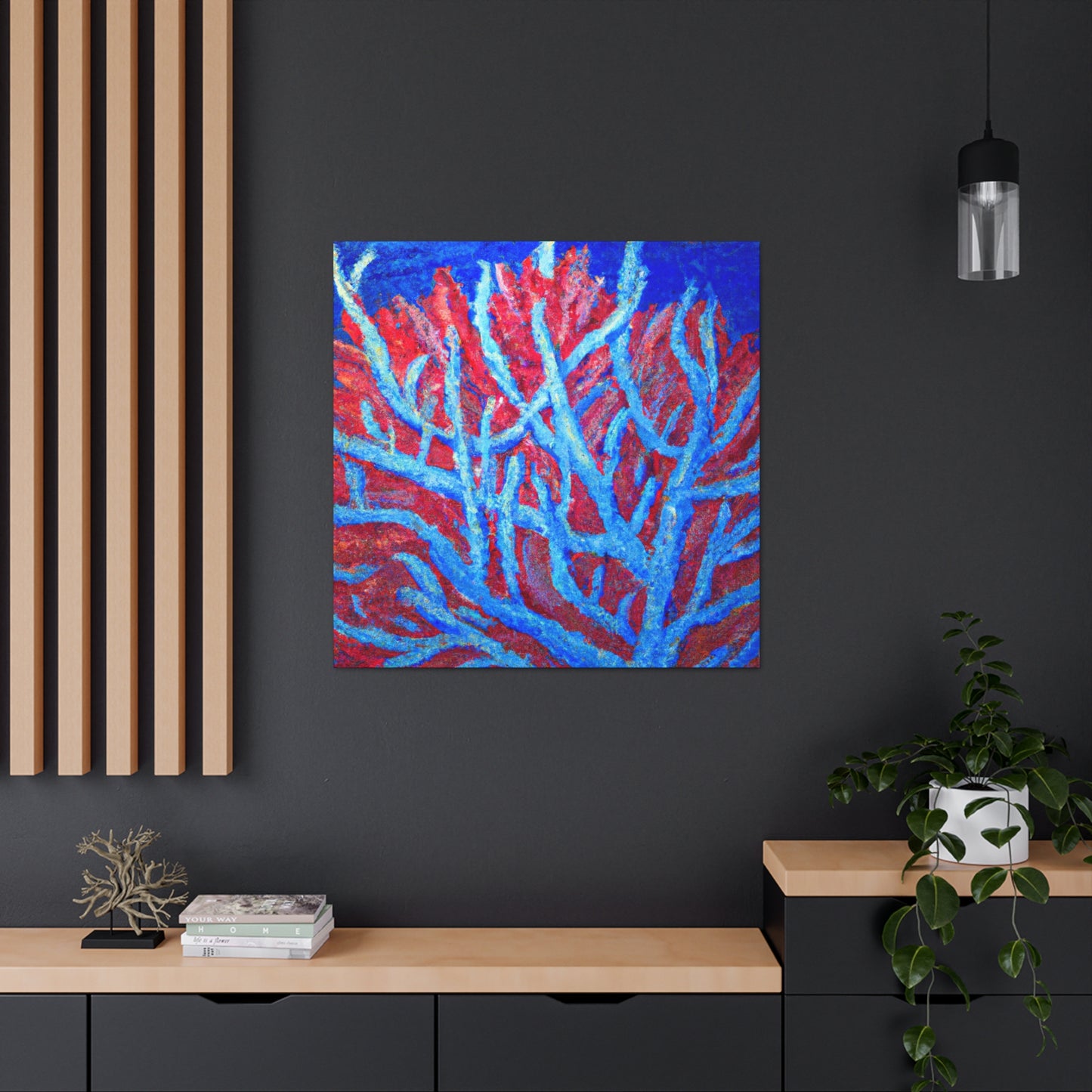 "Coral in Impressionism" - Canvas