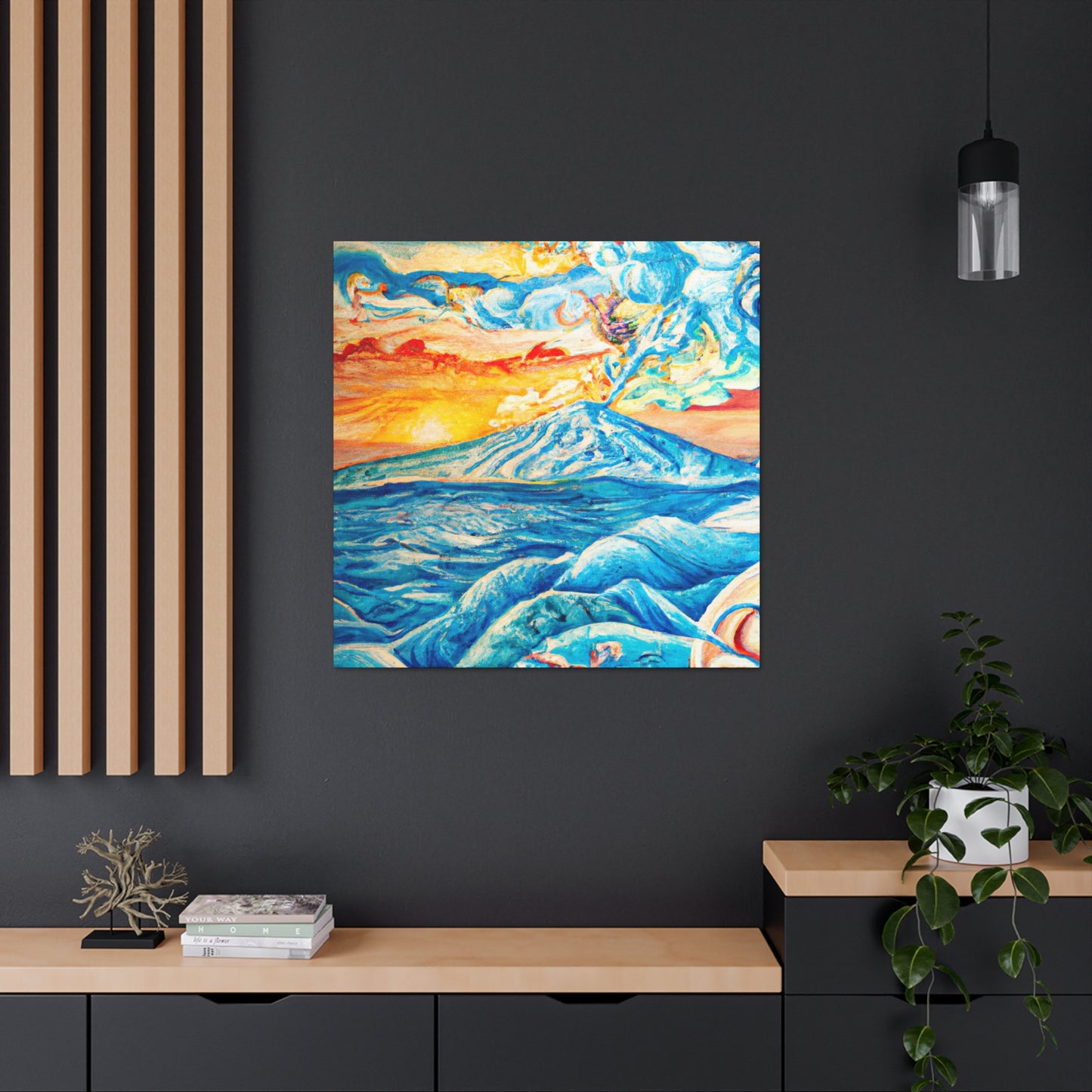 "Ocean of Art Nouveau" - Canvas