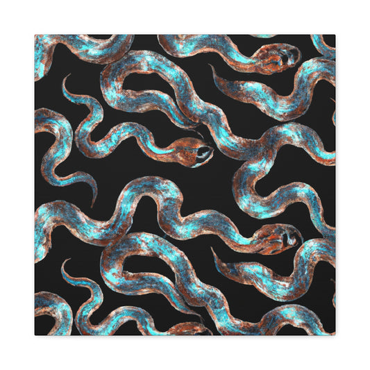 "Rattlesnake on Canvas" - Canvas