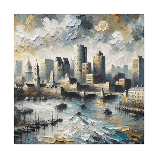 "Enchanting Vistas of Boston" - Canvas