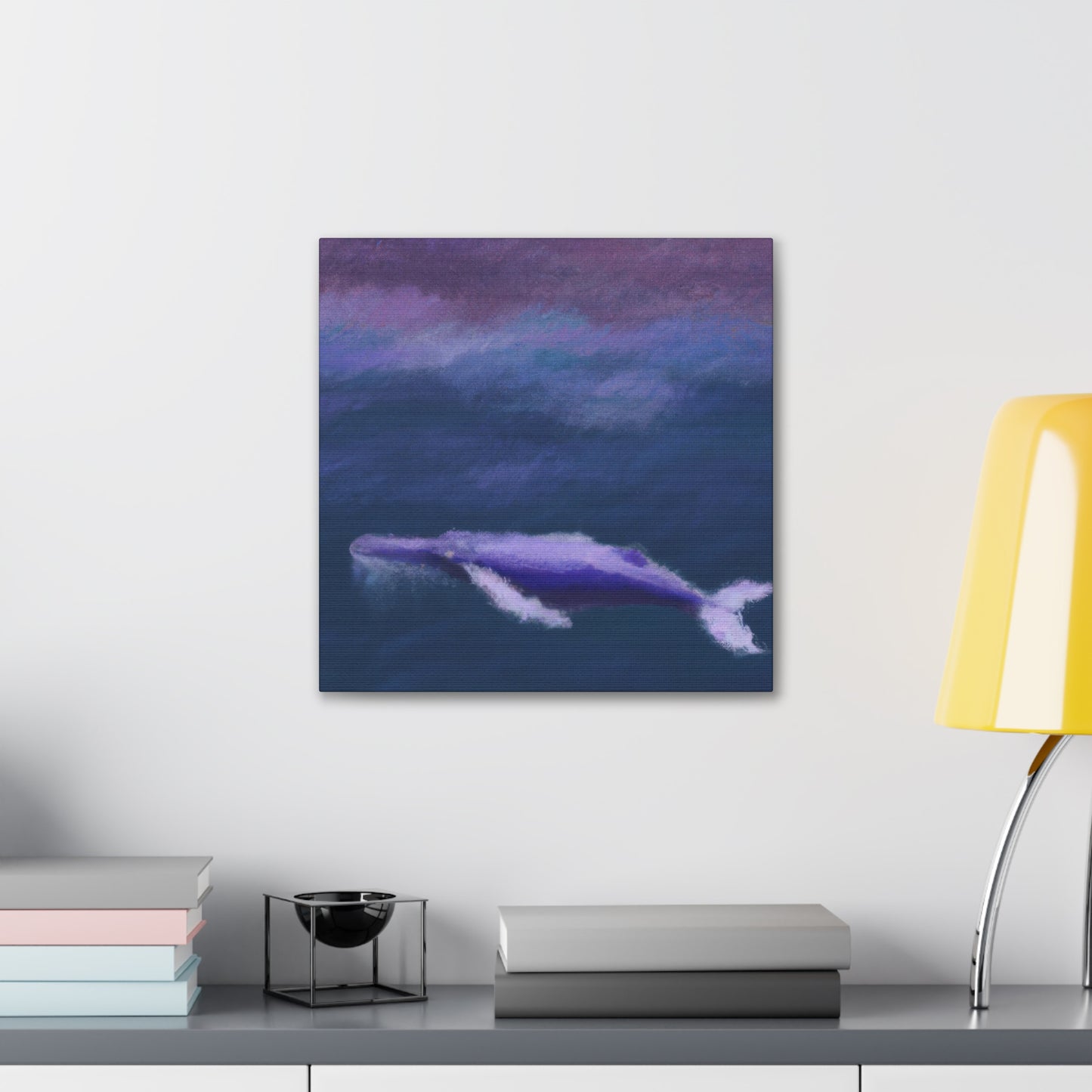 "Whale Amongst Reflections" - Canvas