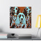 "Lively English Springer Spaniel" - Canvas