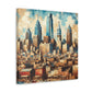 "City of Steel Horizons" - Canvas