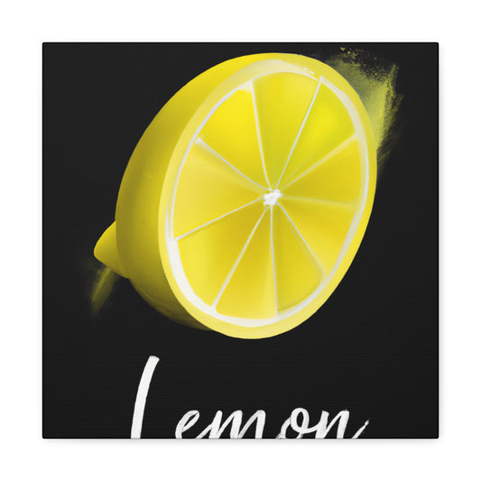 Lemon Zest Radiance - Canvas