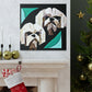 "Shih Tzu in Deco" - Canvas