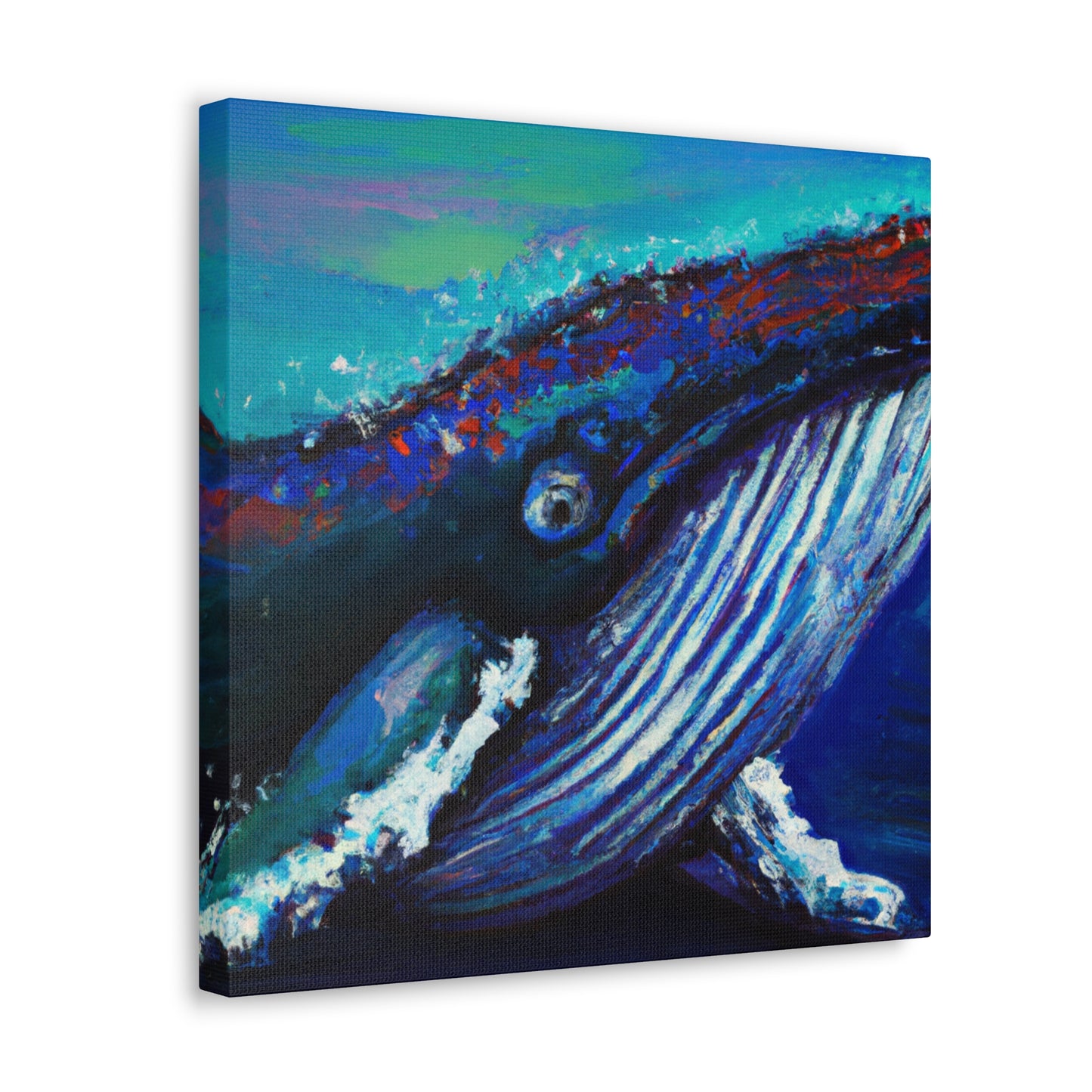 Humpback Whale Beauty. - Canvas