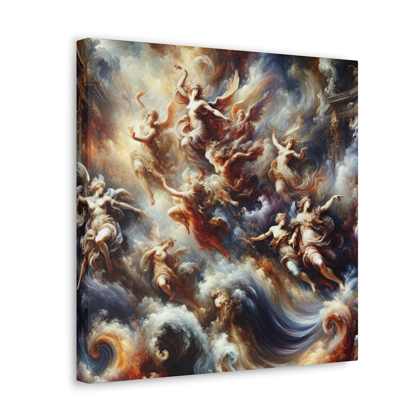 Ethereal Opulence Unveiled - Canvas