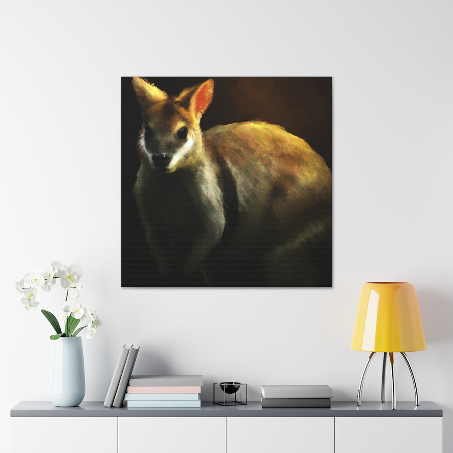 Wallaby Wonderland Scene - Canvas