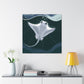 "Stingray in Art Deco" - Canvas