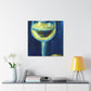 "Wineglass Reflections Impression" - Canvas